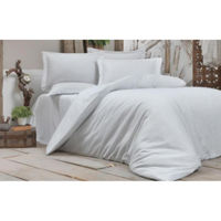 Textile de casă Cottony SLPSL Stripe Satin Perla Alba: 1 pers