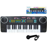 Музыкальная игрушка Promstore 36195 Пианино с микрофоном Music Workstation, 37 клавиш