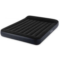 Надувной матрас Intex 64143 VELUR 152x203x25cm cu perna incorporata PILLOW REST