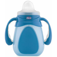 Поильник Chicco 02015.20 Чашка Drinky голубая/оранжевая 6+