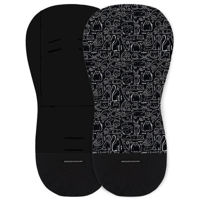 Accesorii pentru cărucior Petite&Mars 502116 Husa pentru carucior Foamy Black Cats