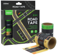 Игрушка Mideer MD4103 Set de joc Bandă rutieră adezivă și trafic rutier