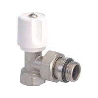 Кран угловой радиаторный ICMA ∅16x1/2" обратка