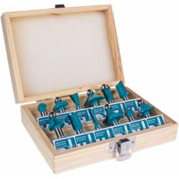 Набор головок, бит, насадок Total tools TACSR1121 set freza pentru lemn 8mm 12buc