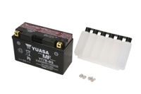 Starter battery YT7B-BS YUASA ATV MAKE	CC	MODEL	YEAR(S)	YUASA BATTERY MODEL BRP (CAN-AM)	450	DS450	2008 - 2015	YT7B-BS BRP (CAN-AM)	450	DS450	2015	YT7B-BS Yamaha	450	YFZ450	2004 - 2013	YT7B-BS Yamaha	450	YFZ450X	2008	YT7B-BS MOTORCYCLE MAKE	CC	MODEL	YEAR(S)	YUASA BATTERY MODEL Ducati	1199	1199, Panigale (S)	2011 - 2014	YT7B-BS Ducati	959	959 Panigale	2016 - 2018	YT7B-BS Ducati	959	959 Panigale	2016 - 2019	YT7B-BS Ducati	959	959 Panigale	2016 - 2020	YT7B-BS Ducati	1198	Panigale V4 Standard	2018 - 2021	YT7B-BS Ducati	1299	Superbike 1299 Panigale, S	2015 - 2016	YT7B-BS Ducati	1299	Superbike 1299 Panigale, S	2015 - 2020	YT7B-BS Kawasaki	400	KLX400R, KLX400SR	2003	YT7B-BS Suzuki	400	DR-Z400, E, S, SM	2000 - 2017	YT7B-BS Suzuki	400	DR-Z400, E, S, SM	2000 - 2019	YT7B-BS Triumph	675	Daytona 675, R	2006 - 2010	YT7B-BS Yamaha	250	TTR250	1999 - 2006	YT7B-BS SCOOTER MAKE	CC	MODEL	YEAR(S)	YUASA BATTERY MODEL Yamaha	155	Smax	2015 - 2018	YT7B-BS Yamaha	155	Smax	2015 - 2019	YT7B-BS Yamaha	155	Smax	2015 - 2020	YT7B-BS Yamaha	125	Zuma 125	2009 - 2018	YT7B-BS Yamaha	125	Zuma 125	2009 - 2019	YT7B-BS Yamaha	125	Zuma 125	2009 - 2020	YT7B-BS Yamaha	125	Zuma 125	2009 - 2021	YT7B-BS