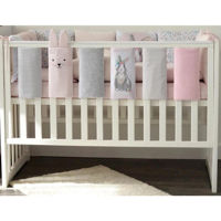 Бортик для кроватки Veres 154.05.11 Комплект Фэнс-бампер 6ед. Summer bunny pink 30*17