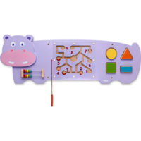 Головоломка Viga 50470 Busyboard (настенный) “Гиппопотам”