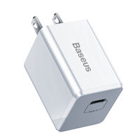 Baseus Wall Charger CN USB QC3 18W with Adapter EU, White