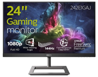 23,8" Monitor Philips 242E1GAJ, VA 1920x1080 FHD, Black