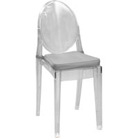 Стул Deco Plastic (transparent) cu perna