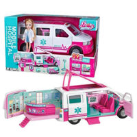 Кукла Essa 9045-4 Игровой набор «Мобильная клиника» с куклой и аксессуарами