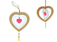 Декор подвесной Valentine 15X15cm "3 сердца"