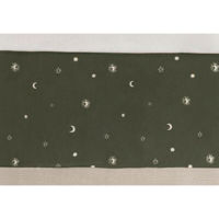 Детское постельное белье Jollein 008-524-66091 Простыня для детской кроватки Stargaze Leaf Green, 120x150 см