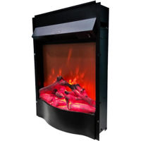 Șemineu electric ArtFlame Corsica, 624.3x448x165 mm, Negru