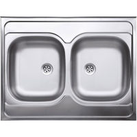 Chiuvetă bucătărie Ferro DR60/80D.H 60x80 satin