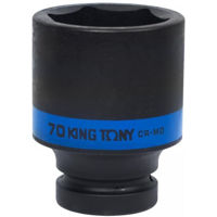 Набор головок, бит, насадок King Tony 843570M головка торцевая ударная глубокая 1" 70мм