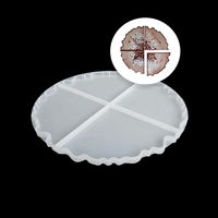 Suporturi pentru pahare 4 buc. (21cm) matriță din silicon prefabricată