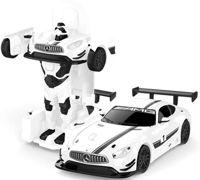 Игрушка Rastar 62310 Die cast 1:32 Mercedes-Benz GT3 Transformable car, alba, 61365