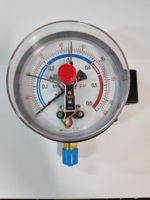 электрический контактный манометр давления  0-10 бар