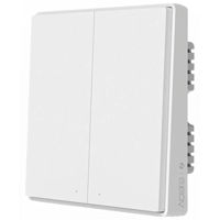 Întrerupător electric Aqara D1 - 2 клавиши без нуля (QBKG22LM)