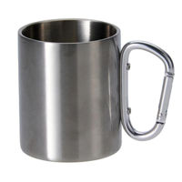 Veselă de camping Promstore 27991 Cana metalica Redcliffs 300ml D7cm, H9cm