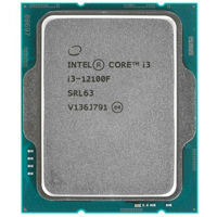 CPU Intel Core i3-12100F 3.3-4.3GHz (4P+0E/8T,12MB, S1700, 10nm, No Integ, Graphics, 58W) Tray