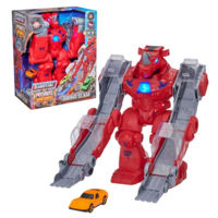 Машина HTI 1407004 Robot rinocer cu pistă, lumină și sunet Teamsterz