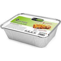 Форма для выпечки GioStyle 51547 Формы алюминиевые с крышкой 90µm, 2шт,26x19x6.5cm