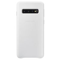 Чехол для смартфона Samsung EF-VG973 Leather Cover Galaxy S10 White