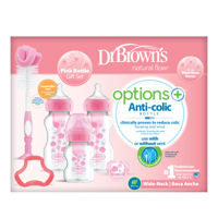 Набор бутылочек широких Dr.Brown’s Options+ PP Promo Set Pink