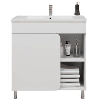 Шкаф под умывальник Bayro Soho Argo 800 белый мат