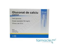 Calciu gluconat sol. inj. 10% 10ml N5x2 (Farmak)