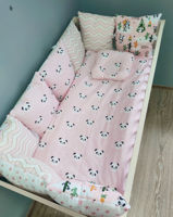 Комплект постельного белья в кроватку Pampy Pink Panda