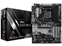 MB AM4 ASRock B450 PRO4 ATXЦПУ - Разъем AMD AM4 Набор микросхем - AMD B450 объем памяти - Технология двухканальной памяти DDR4 - 4 слота DDR4 DIMM - Процессоры AMD Ryzen (Pinnacle Ridge) поддерживают DDR4 3200+ (OC) / 2933 (OC) / 2667/2400/2133 ECC и non-ECC, небуферизованную память * Графика - Три варианта вывода графики: D-Sub, HDMI и DisplayPort 1.2 - Поддержка тройного монитора - HDMI поддерживает макс. разрешение до 4K x 2K (4096x2160) при 24 Гц / (3840x2160) при 30 Гц - Поддерживает DisplayPort 1.2 с макс. разрешение до 4K x 2K (4096x2160) при 60 Гц - Поддерживает D-Sub с макс. разрешение до 1920x1200 при 60 Гц Аудио - 7.1-канальный HD-кодек с защитой контента (Аудиокодек Realtek ALC892) кукурузное поле - PCIE x1 Gigabit LAN 10/100/1000 Мбит / с - Realtek RTL8111H Слоты - 2 слота PCI Express 3.0 x16 (PCIE2: режим x16; PCIE4: режим x4) * - 4 слота PCI Express 2.0 x1 - Поддерживает AMD Quad CrossFireX ™ и CrossFireX ™ ** Место хранения - 4 x SATA3 6.0 Гб / с, поддержка RAID (RAID 0, RAID 1 и RAID 10), NCQ, AHCI и Hot Plug * - 2 x SATA3 6.0 Гб / с разъема от ASMedia ASM1061, с поддержкой NCQ, AHCI и Hot Plug - 1 x Ultra M.2 Socket (M2_1), поддерживает модуль M.2 PCI Express типа M Key 2242/2260/2280 до Gen3 x4 (32 Гбит / с) - 1 x M.2 Socket (M2_2), поддерживает M Key type 2230/2242/2260/2280/22110 M.2 SATA3 6.0 Гбит / с модуль и M.2 PCI Express до Gen3 x2 (16 Гбит / с) ** USB - 1 порт USB 3.1 Gen2 Type-A (10 Гбит / с) - 1 порт USB 3.1 Gen2 Type-C (10 Гбит / с) - 6 портов USB 3.1 Gen1 - 6 портов USB 2.0