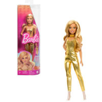 Кукла Barbie HRH19 в золотом комбинезоне