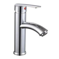 Смеситель для умывальника Hydro S Aquafix 25 din inox, cromată (0400319)