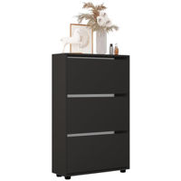 Raft pentru încălțăminte Mobildor-Lux Leo 60x27x125H cm Anthracite/