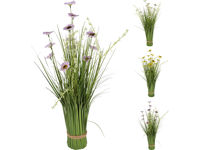 Цветок искусственный "Цветущая трава" 60cm, без горшка