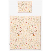 Комплект подушек и одеял Albero Mio Постель в люльку C-4 Цветочная поляна F001
