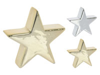 Сувенир керамический "Звезда" 9X3cm