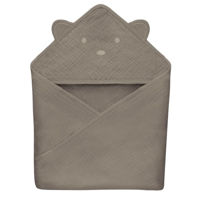 Accesoriu pentru baie Lionelo Prosop copii din muselina 80x80cm Beige Capuccino