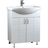 Dulap pentru lavoar Mashtab 11606 Domino cu 2 usi 55cm Alb