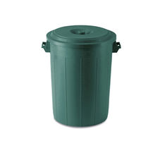 купить Урна мусорная с крышкой - 70 л,  пластик (зеленый лазурн.) STP в Кишинёве