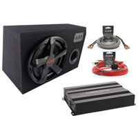 Авто-колонки Audio System Bass-Set-10 Carbon-200.4 +Pcs 6 +Z-Evo 5.0m Eco