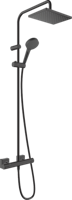 Vernis Shape Showerpipe 230 1jet с термостатом, матовый черный