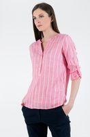 Блуза TOM TAILOR Розовый в полоску