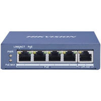 Switch/Коммутатор Hikvision DS-3E0505P-E/M (4PoE + 1 Uplink)