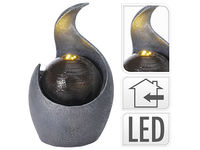 Havuz decorativ LED "Sfera in oala" 37X23X20cm