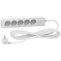 Filtru electric Schneider ST9455W, 5 locuri + intr. 16A 5m