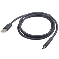 Cable  Type-C /USB2.0, AM/CM, 1.0 m, Cablexpert, Black, CCP-USB2-AMCM-1M